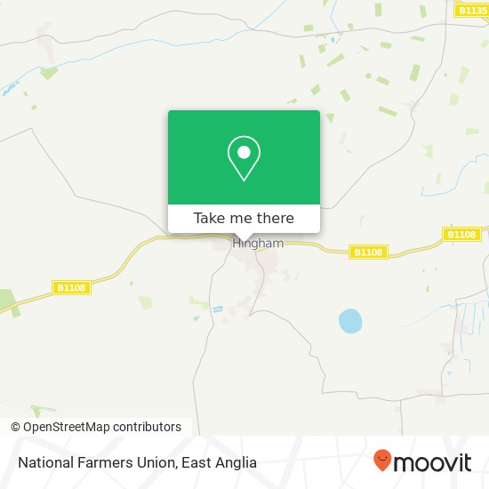 National Farmers Union map