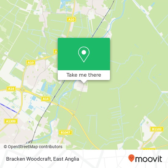 Bracken Woodcraft map