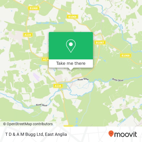 T D & A M Bugg Ltd map