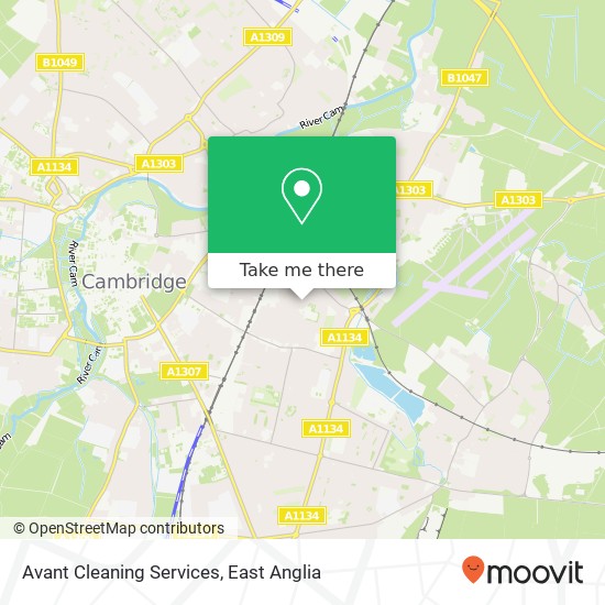 Avant Cleaning Services map