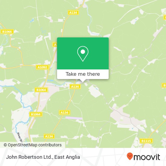John Robertson Ltd. map