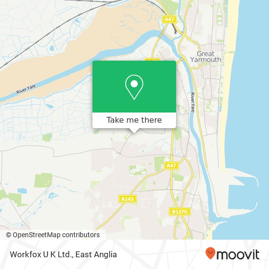 Workfox U K Ltd. map