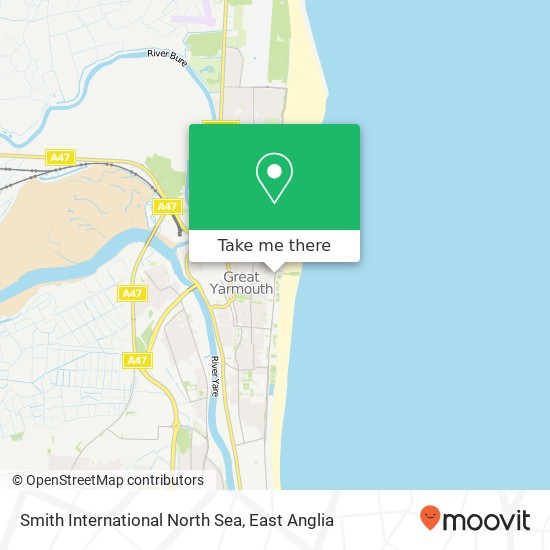Smith International North Sea map