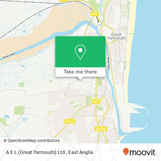 A E L (Great Yarmouth) Ltd. map