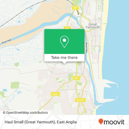 Haul Small (Great Yarmouth) map