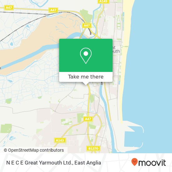 N E C E Great Yarmouth Ltd. map