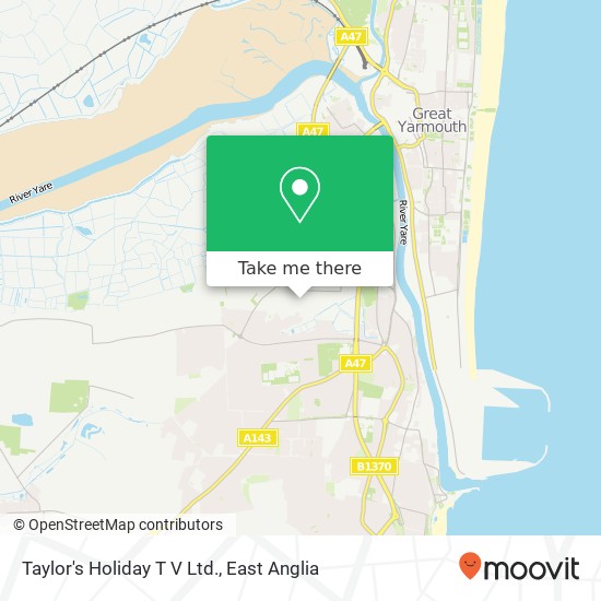 Taylor's Holiday T V Ltd. map