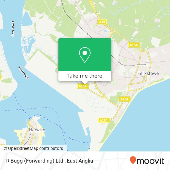 R Bugg (Forwarding) Ltd. map