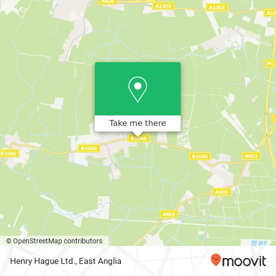 Henry Hague Ltd. map