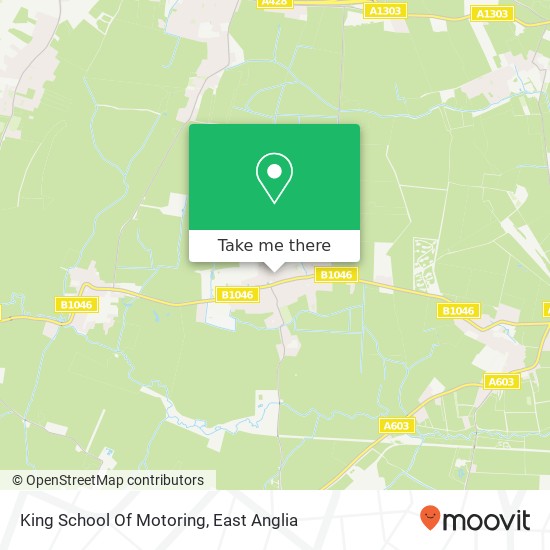 King School Of Motoring map
