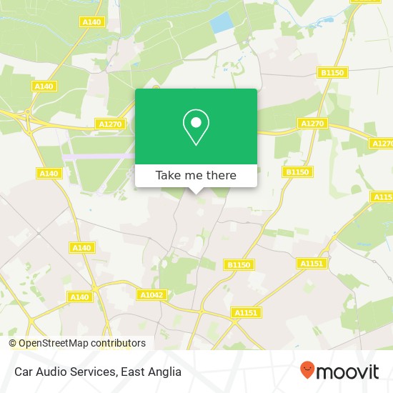 Car Audio Services map