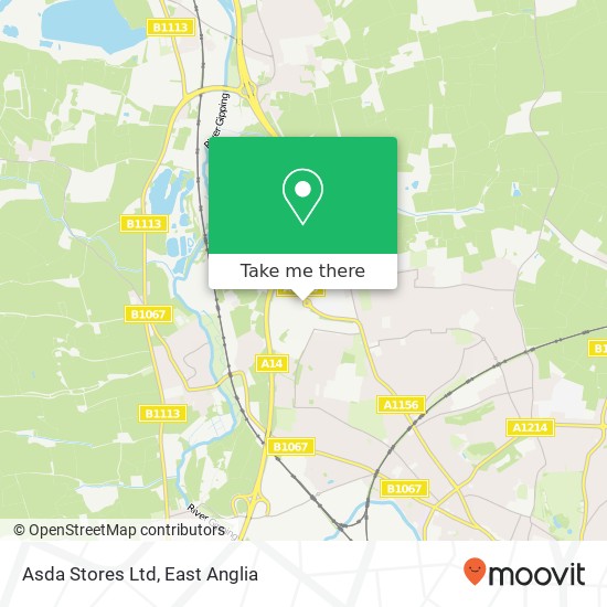 Asda Stores Ltd map