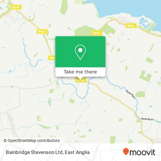 Bainbridge Stevenson Ltd map