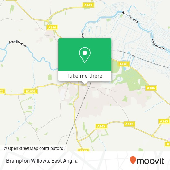 Brampton Willows map