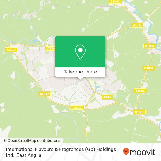 International Flavours & Fragrances (Gb) Holdings Ltd. map