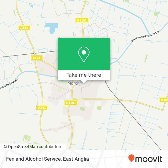 Fenland Alcohol Service map