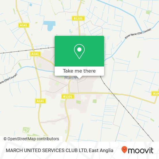 MARCH UNITED SERVICES CLUB LTD map