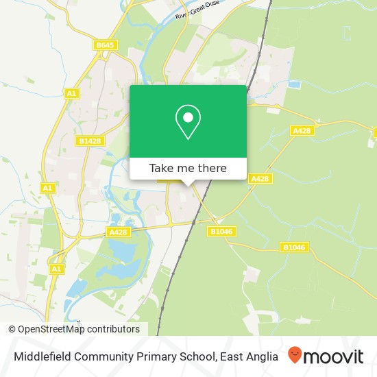 Middlefield Community Primary School map