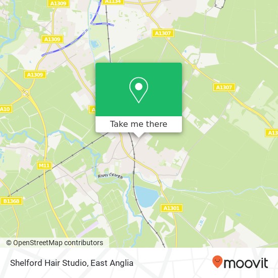 Shelford Hair Studio map