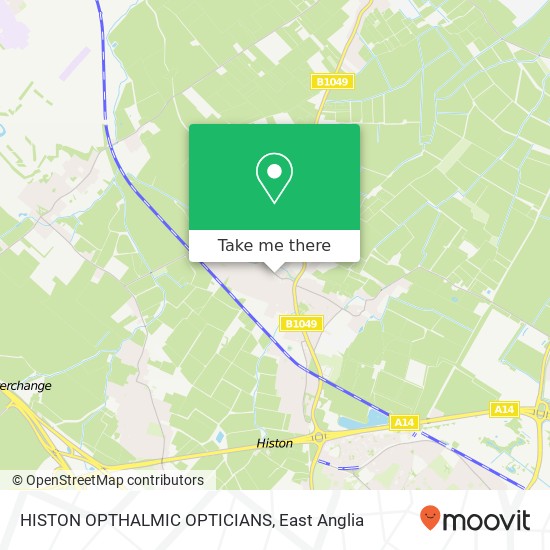 HISTON OPTHALMIC OPTICIANS map