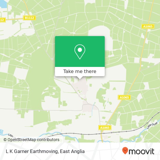 L K Garner Earthmoving map