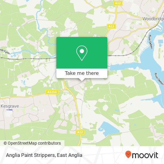 Anglia Paint Strippers map