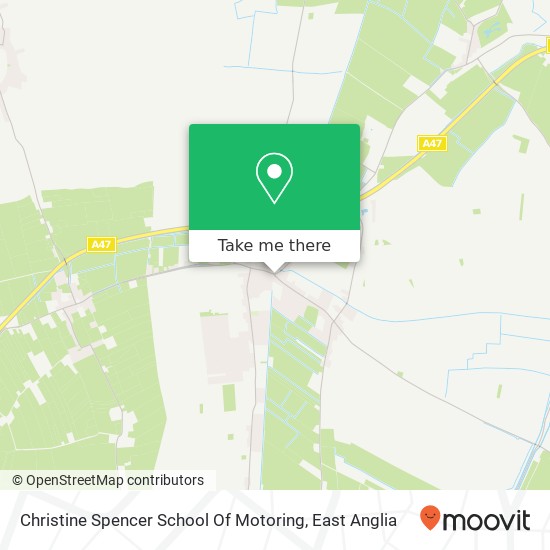 Christine Spencer School Of Motoring map