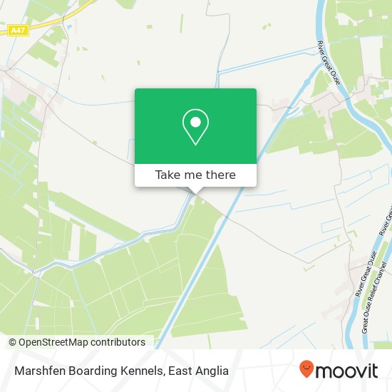 Marshfen Boarding Kennels map