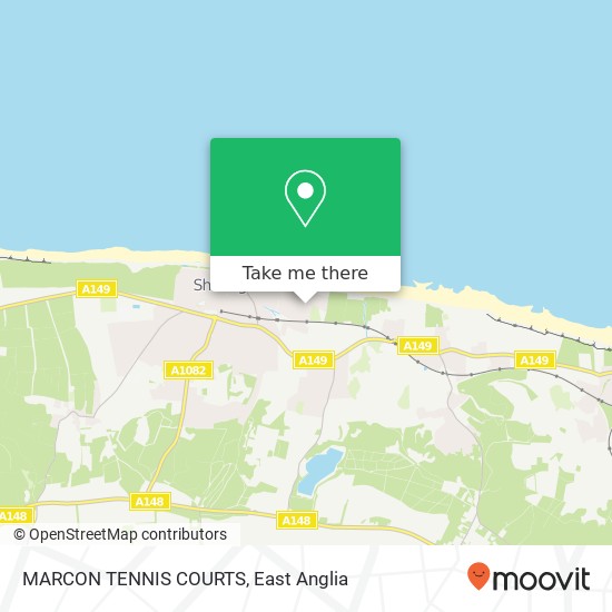 MARCON TENNIS COURTS map