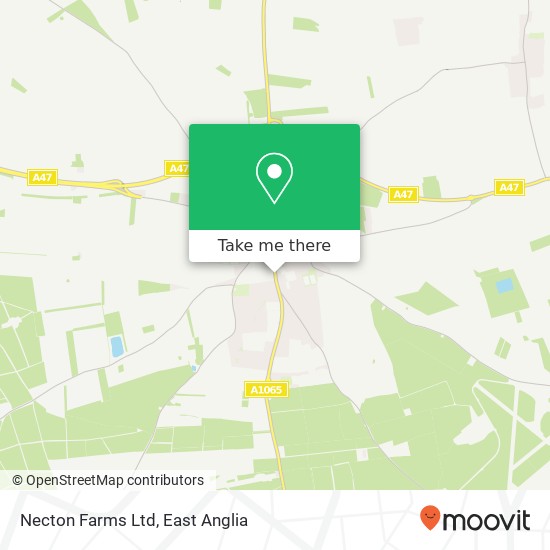 Necton Farms Ltd map