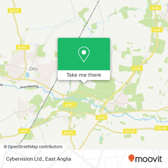 Cybervision Ltd. map