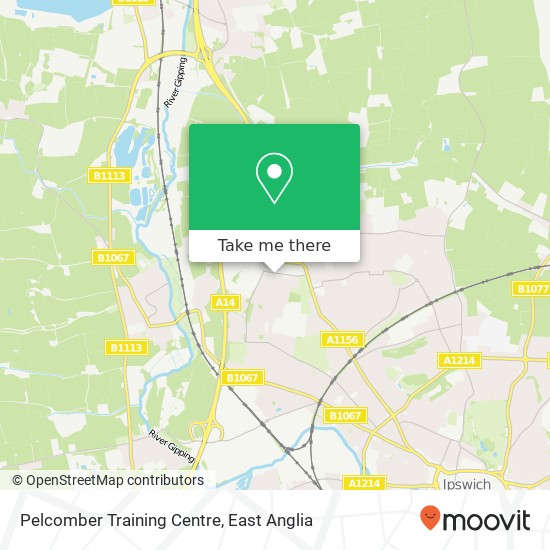 Pelcomber Training Centre map