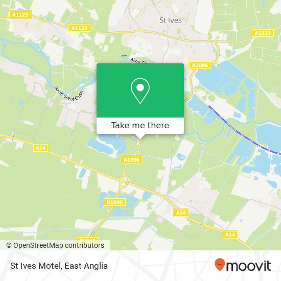 St Ives Motel map