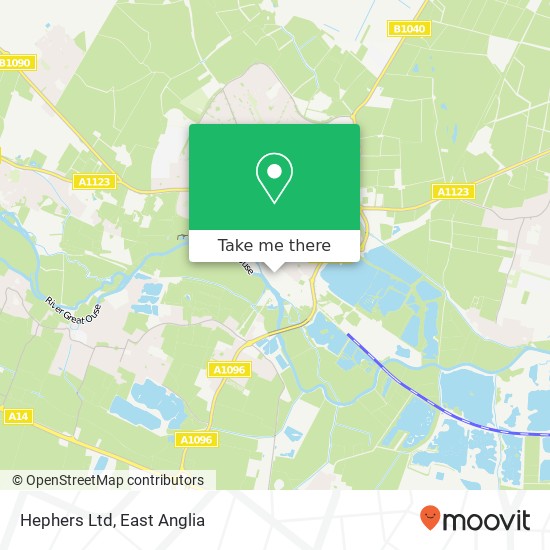 Hephers Ltd map