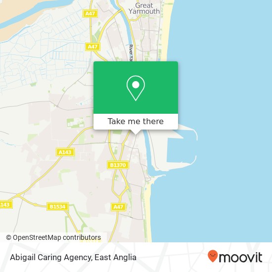 Abigail Caring Agency map