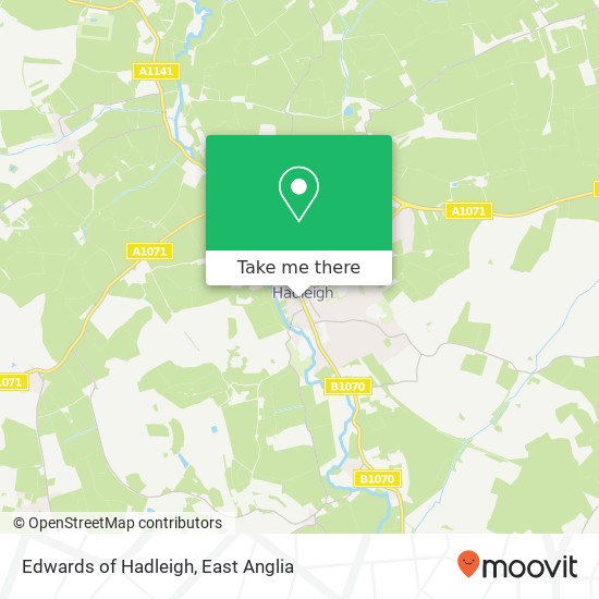Edwards of Hadleigh map