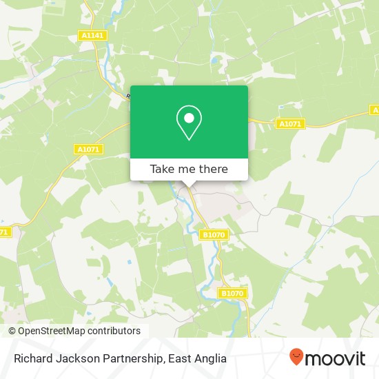 Richard Jackson Partnership map