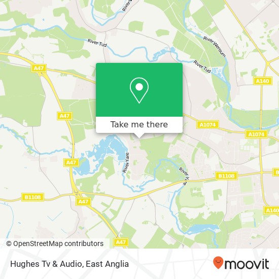 Hughes Tv & Audio map