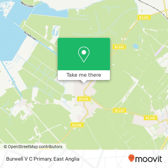 Burwell V C Primary map