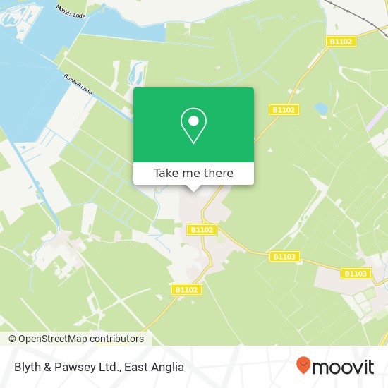 Blyth & Pawsey Ltd. map