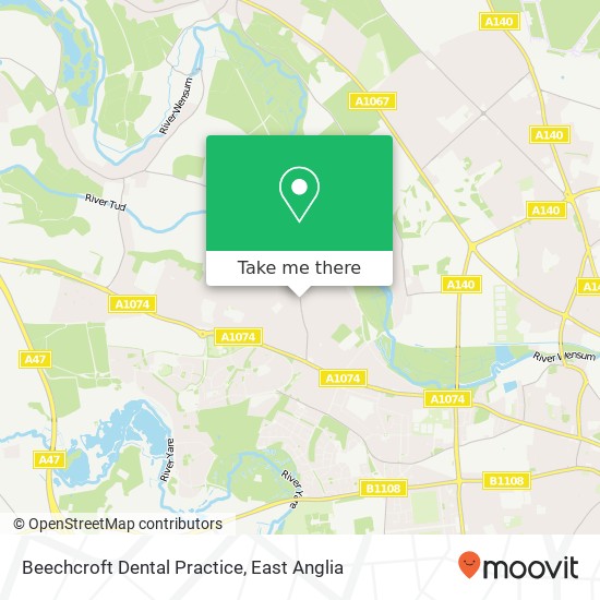 Beechcroft Dental Practice map