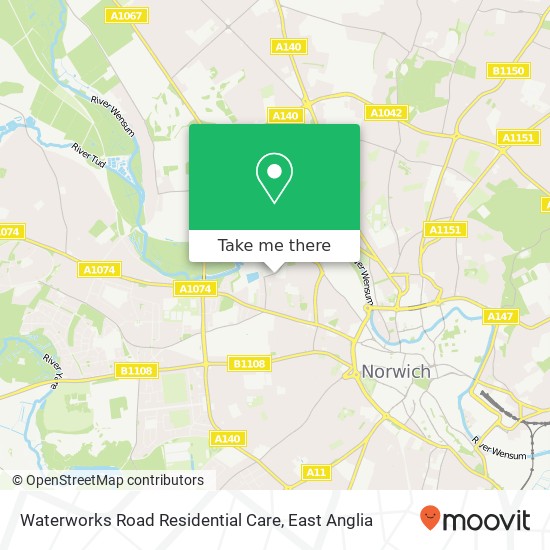 Waterworks Road Residential Care map