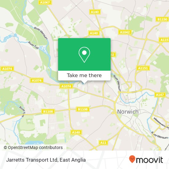 Jarretts Transport Ltd map