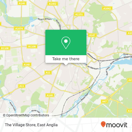 The Village Store map