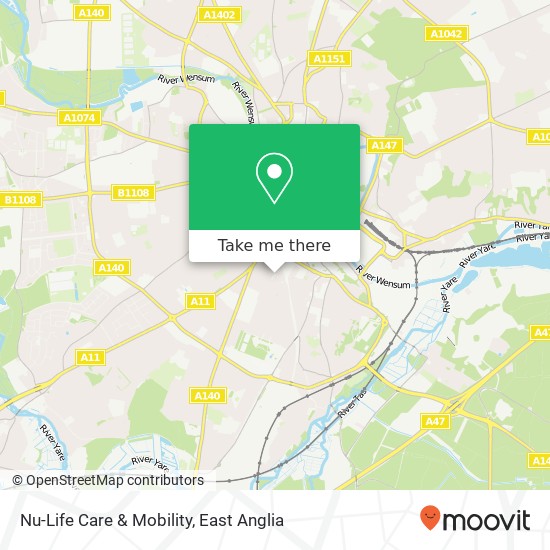 Nu-Life Care & Mobility map