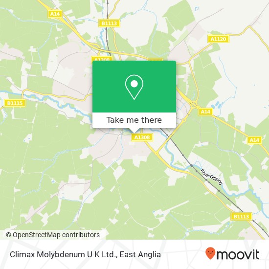 Climax Molybdenum U K Ltd. map