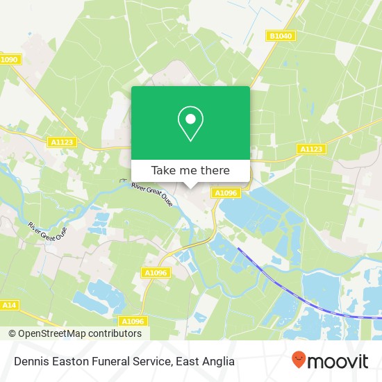 Dennis Easton Funeral Service map