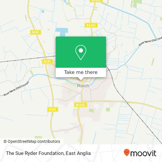 The Sue Ryder Foundation map