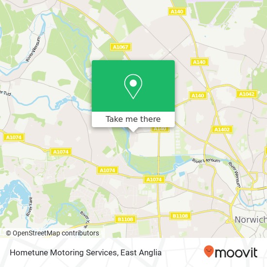 Hometune Motoring Services map