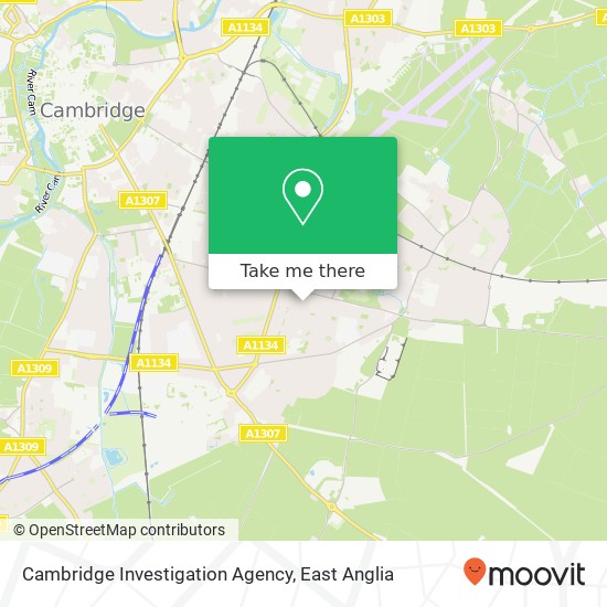 Cambridge Investigation Agency map